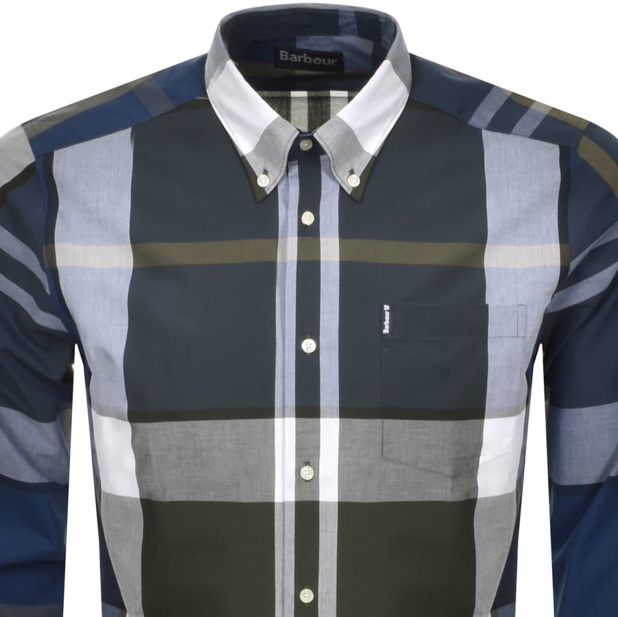 Alternative Image for ProductBarbour Long Sleeved Tartan 12 Shirt Green2